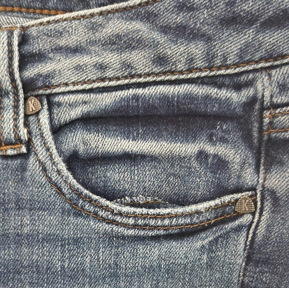 KUT SIZE 6 Women's Blue Distressed Jeans - Picture 7 of 9